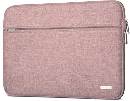 CASEZA Housse Ordinateur Portable 13-13,3 Rouge Mélange Milan Pochette Surface Book Acer Microsoft ASUS Dell Lenovo & Autres Étuis PC Ultrabook 13 / 13,3 fabriqué de Bouteilles recyclées Pet