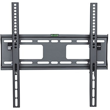 conecto CC50264 Wandhalterung für TV Geräte mit 66-132 cm (26-52 Zoll), neigbar -10° bis 5°, Wandabstand 56mm, Traglast max. 75,0kg, VESA 400x400, schwarz