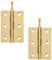 75mm 3 Inch Door Butt Hinges 1840 Pattern Loose Pin Polished Brass - 1 Pair (2 Hinges)