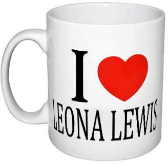 EC C229 I Love Leona Lewis Mug, Ceramic