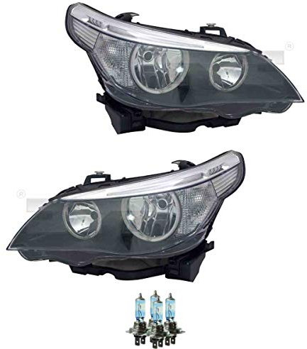 Scheinwerfer Set rechts & links H7/H7 für 5er Touring E61 E60 inkl. Lampen