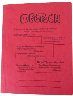 Schnellhefter, Colorspan Karton, Deutsch, rot
