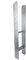 GeZu Impex® H-Anker 101 x 600 x 6 mm Pfostenträger Pfostenschuh H-Form extra Stabil Pfostenanker