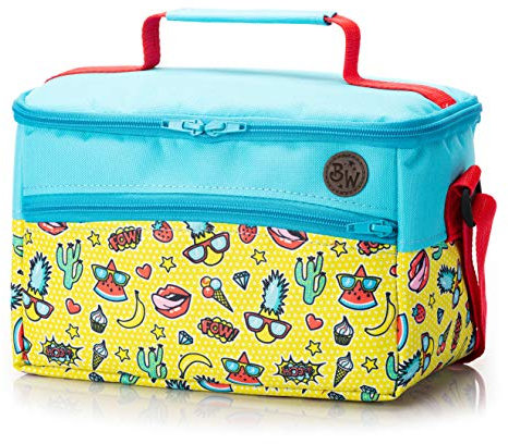 BAMBINIWELT Tasche für Toniebox und Tigerbox Touch, Musikbox-Tasche mit Verstellbaren Innenfächern, Netzfach für Zubehör (Modell 18)
