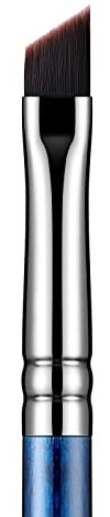 EIGSHOW Eyeliner-Pinsel, fein abgewinkelt, Profi-Präzisions-Pinsel, ultradünn, abgeschrägt, flacher Winkel, Premium-Qualität, zum Auftragen von Gelpuder, flüssiger Creme (blau)