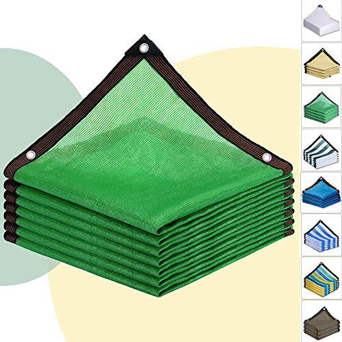 Sonnenschutznetz 1x1m Sonnensegel mit 90% Schattierwirkung Schattennetz Garten UV-Schutznetz Atmungsaktiv Kühlend Balkon netze Windschutznetz Stall