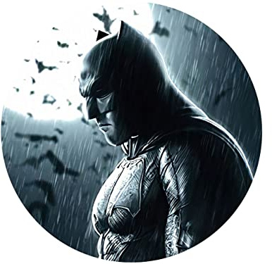 Tortenaufleger Batman, rund 20cm Fondantpapier PREMIUM