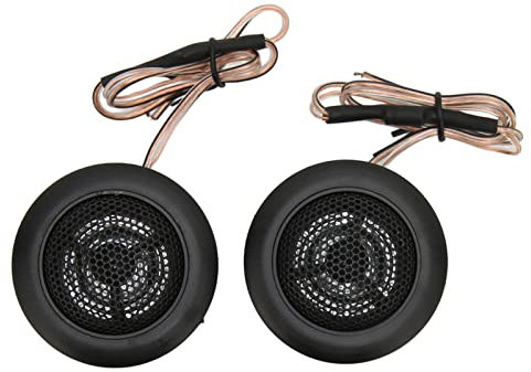 GOWENIC Tweeters para Automóvil, TS-T120 800W Tweeter para Automóvil, Tweeter de Cúpula Pegable, Altavoz Estéreo de Audio de Alta Sensibilidad, para Todos los Sistemas de Audio para Automóvil (par)