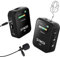 SYNCO G2 (A1) Lavalier Mikrofon 150 m Reichweite 2,4 G Drahtloses Mikrofonsystem mit 1 Empfänger + 1 Sender + 1 Lavalier-Mikrofon TFT-Bildschirm 3,5-mm-Stecker für Smartphone-Kamera Camcorder Vlog
