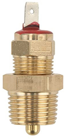 Interruttore Termostato Ventola di Raffreddamento per Auto, Radiatore Motore Interruttore Temperatura Termostato Ventola di Raffreddamento Filettatura NPT da 3/8 Pollici 185‑ 200 °F per Ventole 10 12