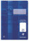 Clairefontaine 331025C - Packung mit 25 Heften, ideal für die Schule, DIN A4, Lineatur 25 liniert mit Rand, 16 Blatt, 90g , Blau, 1 Pack