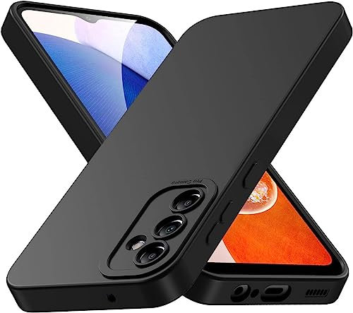 Tenphone Coque pour Samsung Galaxy A54, Coque Samsung A54 5G, Housse Etui de Protection en Silicone Souple Noir, Cover Antichoc avec Protege de Camera, Compatible avec Samsung A54 TPU (Noir)