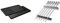 Enders® GUSS-WENDEPLATTE 1/2 7893 Boston 4, Monroe PRO 4, 43 cm x 32 cm, Schwarz/Grau & SCHASCHLIKSPIESS-SET EDELSTAHL 8802, Grillspieße, Fleischspieße, Grill-Zubehör, Gasgrill BBQ