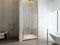 Porte de douche 6 mm pliante pour installation en niche, grande entrée pour la douche H 190 (58-61,5)