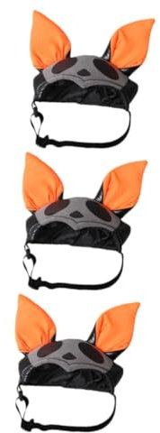 Supvox 3-teiliges Verstellbares Haustier-kopfstück Mit Großen Ohren Für Halloween Bequem Weiches Material Für Katzenkostüme