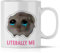 mindmonkeys® Sad Hamster Meme Lustige Tassen Hamsti Lustige Sprüche Tasse | Literally me traurig | Keramik 300 ml