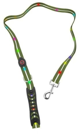 Doggy Village MT7122 Hundeleine, 1,2 m, LED-Licht