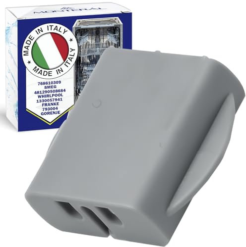 Tappo Guida Cestello Superiore per Lavastoviglie con Codice Originale 768610309 per Smeg 481290508684 per Whirlpool 1330057941 per Franke - MADE IN ITALY - MONTERAL