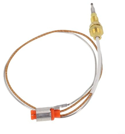 BlissfulAbode Thermoelement Gasbrenner für eingebauten Herd, Kupferkopf, Installation (Kurze Nadel 35 cm)