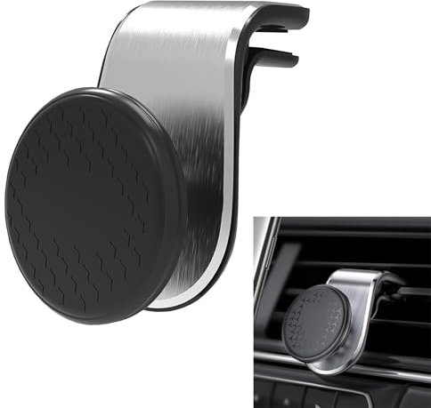 Ooono 2 Halterung - Auto Passend für Ooono Co-Pilot NO2/NO1 mit Clip-Autohalterung (Silber)