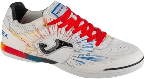 Joma Top Flex 2476 IN TOPW2476IN, Men Indoor Football Trainers, White, 43,5 EU