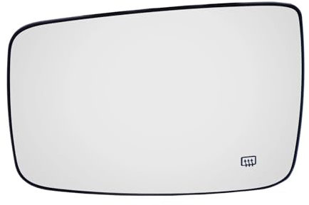 Außenspiegel Für Dodge Für RAM 1500 2500 2009 2010 2011 2012 2013 2014 2015-2019 Linke Oder Rechte Seite Erhitzt Auto Tür Flügel Spiegel Glas Türspiegelglas(Left)