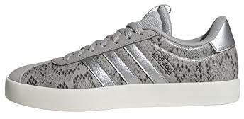 adidas Femme VL Court 3.0 Shoes Chaussures, Grey Two/Silver met./Off White, 39 1/3 EU