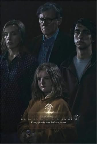 DMQBT Canvas Print Horror Film Hereditary Poster Colorful Wall Art Picture For Modern Living Room Home Decor Wp25Aw 40X60Cm Unframed