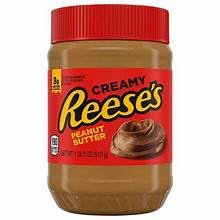 Reeses Creamy Peanut Butter 1 x 510g | Erdnussbutter im Glas | Perfekt für Brot, Desserts, Smoothies | Koscher-zertifiziert | Weicher Geschmack | Ohne künstliche Zusätze