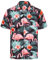 J.VER Chemise hawaïenne à manches courtes pour homme - Chemise d'été décontractée - Flamant rose - Chemise de plage - Infroissable - Boutonnée - Manches courtes - Chemise hawaïenne - Sans plis, Fleur
