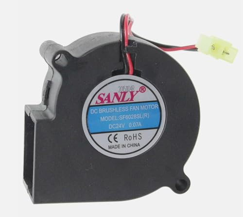 DC Brushless Fan Motor, SF6028SL, 24V 0.07A, for Dimplex Opti-Myst Wall Fire