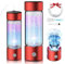 LOZLTX 5.0 Upgrade Hydrogen Water Bottle with Brush【5000PPB】【NO.1 Double Hydrogen Content】Hydrogen Water Bottle with 2025 RED