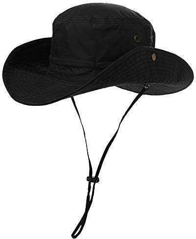 Comhats UPF 50 Sonnenhüte mit breiter Krempe, Sommer-Mesh, UV-Schutz, Safari-Hut, zum Angeln, Wandern, Boonie-Hüte mit Kinnriemen, wasserdicht