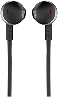 JBL JBLT205BLK Auricolari con Microfono, Nero