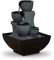 Zen Light - Kini, Fontana da Interno con Pompa e Illuminazione a LED, in Resina, Taglia Unica