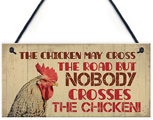 Red Ocean Chicken Signs For The Garden Funny Chicken Coop Hen House Plaque Chicken Gift