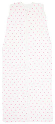 ZOLLNER Sommerschlafsack für Kinder - ultraleichter Schlafsack aus atmungsaktiver Baumwolle - Größe 110 - mit flexiblem Reißverschluss und Kinnschutz - ohne Ärmel - Oeko Tex® zertifiziert