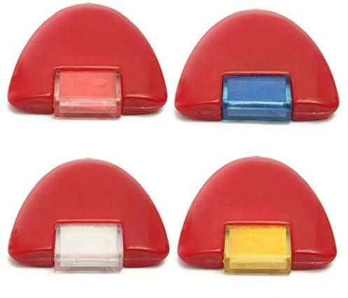 Bongles Markierkreide Wheel Kit DIY Nähen Teile Dreieck Kreiderad Schneiderkreide Rad Mit 4 Farbe Ersetzen Refill(zufällige Farbe)
