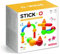 Stick-O Basic 10-piece Magnetic Building Blocks Toy. Preschool STEM Toy With Large Pieces And Grippy Groove Design. Designed By Magformers For Young Children.