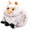 COZY NOXXIEZ Kuschelige Plüsch Kinder Handwärmer - Kuscheltier, Stofftier, Kopfkissen als Flauschiges Wärmekissen Plüschtier für Bett, Auto und Zuhause (Alpaka)