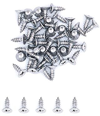 NUZAMAS 2G * 13 304 Tornillos autorroscantes de acero inoxidable con cabeza avellanada en miniatura, tornillos autorroscantes y tornillos para madera (ST2.2 * 13)