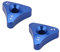Manopola Forcella Anteriore Moto Regolatore per WP 48 mm Forcelle SX SX-F EXC XC-W 125-530cc SUPERMOTO SMC ENDURO 690 2008 2009 2010 - Blu