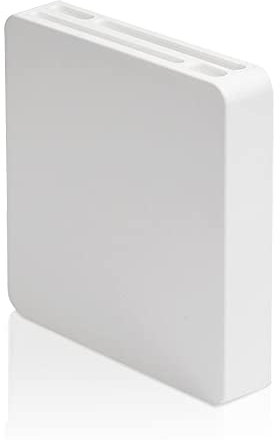 Universal Knife Block with 4 Slots, Wall Mounted White Knife Holder, Kitchen Knife Storage Stand Organizer, Self-Adhesive Knife Blocks Insert, Removable for Easy Cleaning (White)