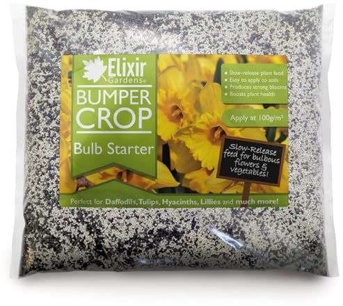 Bumper Crop Bulb Starter | Tulip, Daffodil, Hyacinth, Iris, Lily, Dahlia, Crocus & Begonia Feed & Flower Planting Fertiliser | 3kg Bag