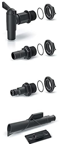 Zubehörset für Regenwassertanks/-tonnen (5 Stück) ICANSET 4, Maße (mm) 180x45x230