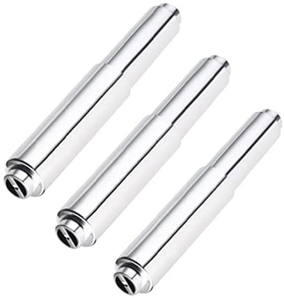 Housoutil 3 Stücke Für Papier Kunststoff Handtuch Geladen Wickler Verlängerte Einziehbare Holer Extender Halter Stange Home Wc Spule Rack Ersatz Silber Restaurant Frühling Handtuch Äh Bad