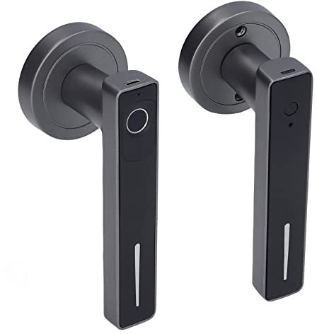 Cerradura sin Llave, Manija de Puerta Inteligente con Huella Digital Reconocimiento RáPido AleacióN de Zinc Inoxidable para el Hogar para el Hotel