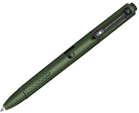 OLIGHT O'Pen Glow 120 Lumens LED Pen Light with Green Beam, Rechargeable EDC Flashlight for Writing, Work, Adventure, Professional Business (OD Green)
