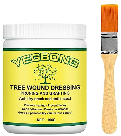 Baumwachs Wundverschluss, Tree Wound Dressing Wundverschluss Wundverschlussmittel Für Bäume Hualitong Baumpflaster, Heilpaste Bonsai Obstbaumveredelung Abstrichwurzel Wundpaste, Heilpaste