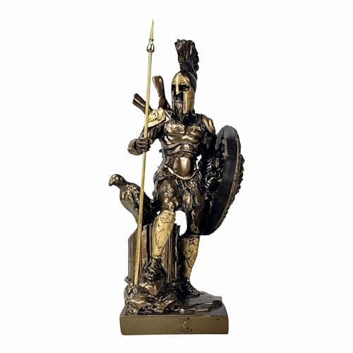 Ares Mars Griechischer römischer Kriegsgott Statue Skulptur Figur Bronze-Effekt